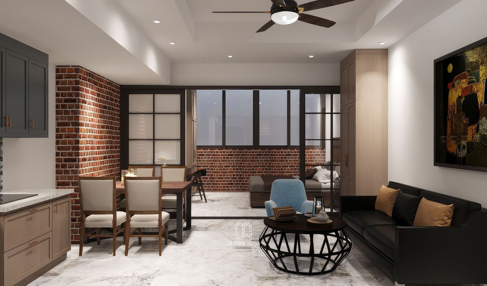 Căn hộ cho thuê studio Đội Cấn-Ba Đình