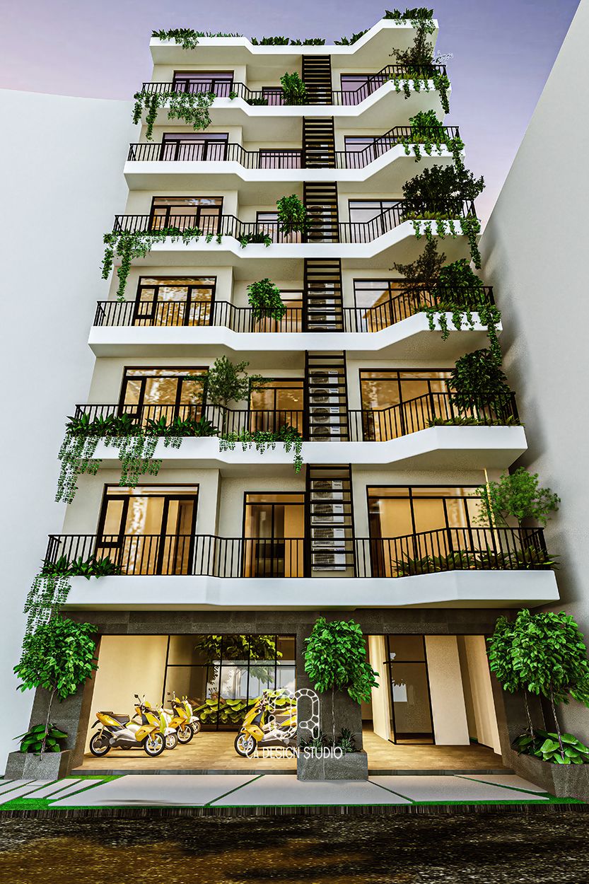 Tòa nhà dịch vụ cho thuê Tây Hồ
